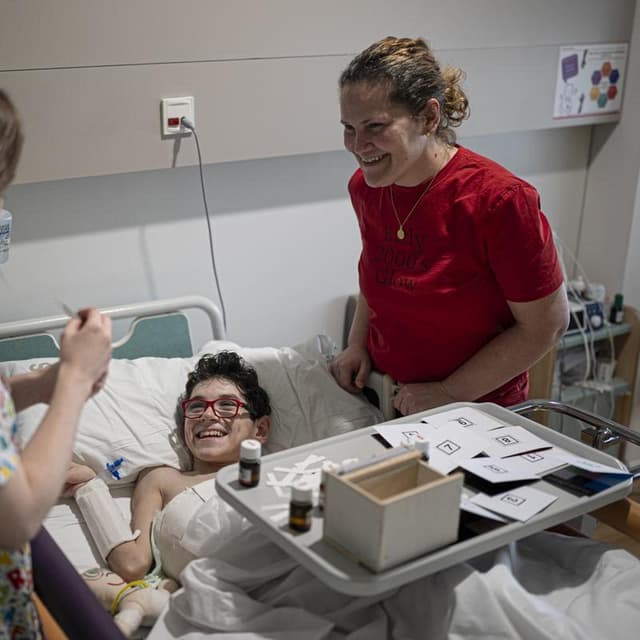 L'aula del Martín a Sant Joan de Déu